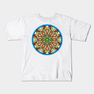 Fried Chicken Mandala Kids T-Shirt